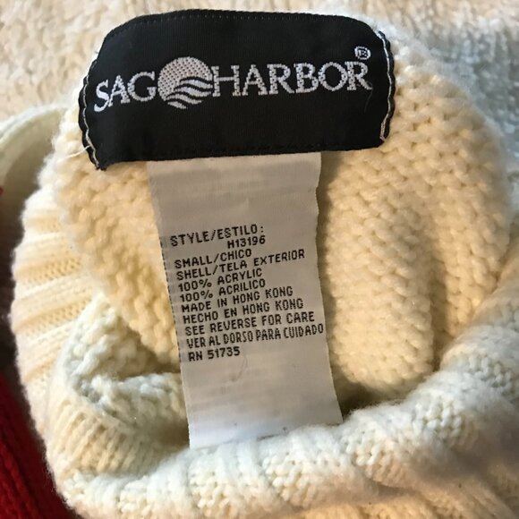 Vintage 90s Sag Harbor Turtleneck Sweater Size Medium? _ swtr025 - Picture 6 of 6